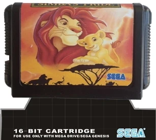 

Lion King 2 II - Gun Fighters - 16 bit MD Games Cartridge For MegaDrive Genesis console