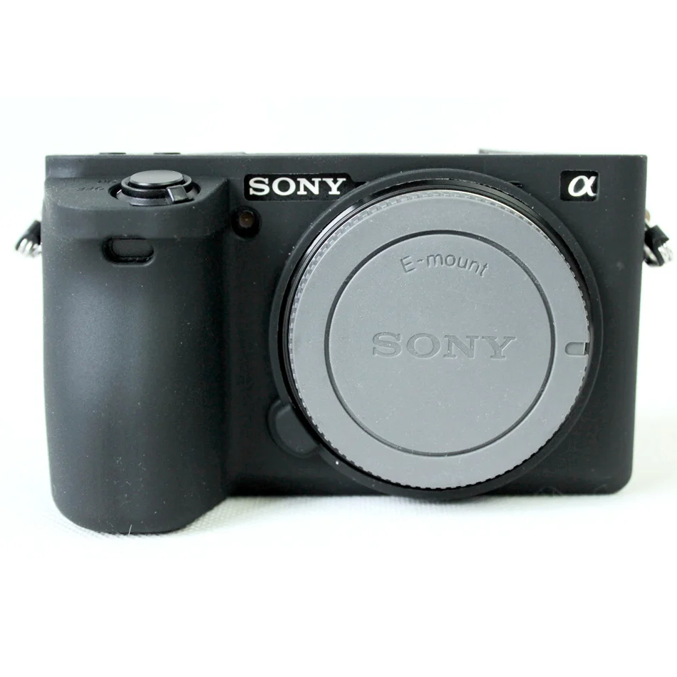 Protective Silicone Gel Rubber Soft Camera Case Cover Bag For Sony ILCE-6500 a6500 Camera Black
