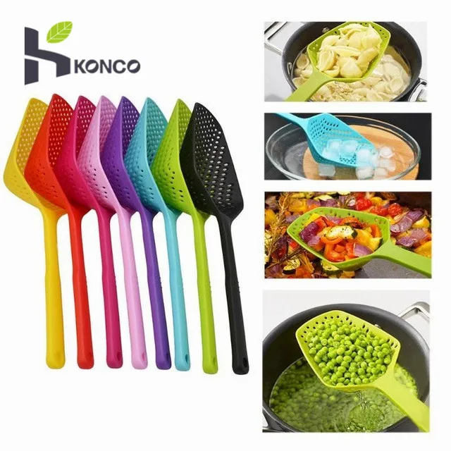 

Konco Kitchen Colander Strainer Pasta Tools Shovel Drainer kitchen accessories Ice Shovel Cooking Tool Kitchen Gadgets