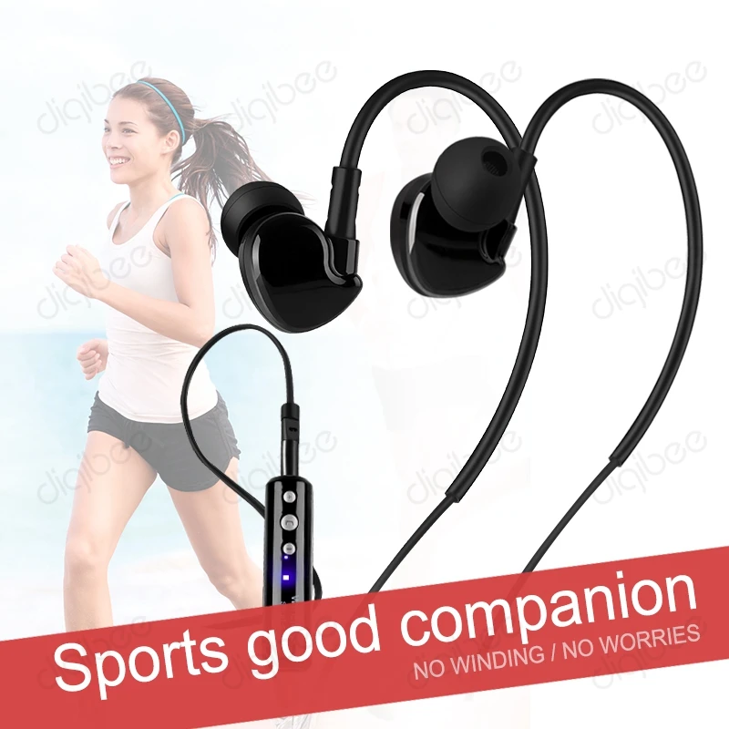 

Wireless Earphone Mini HiFi Sport Stereo Wireless Headset Clip Bluetooth Audio Receiver With Mic Music Bluetooth 4.1 Earphone