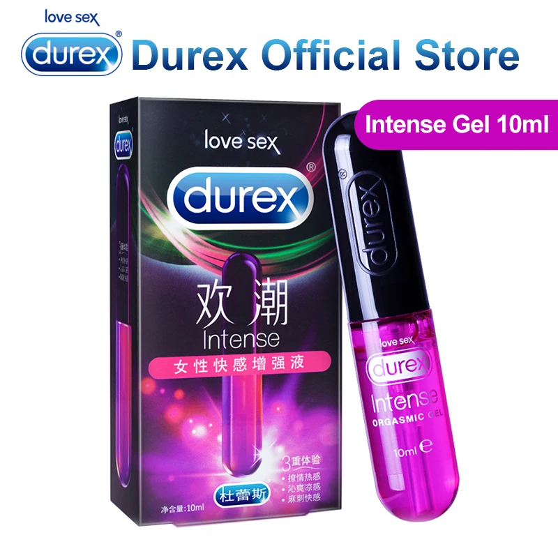 Durex Intense Orgasmic Gel 10ml Lubricant Sex Drops Strong Enhance 