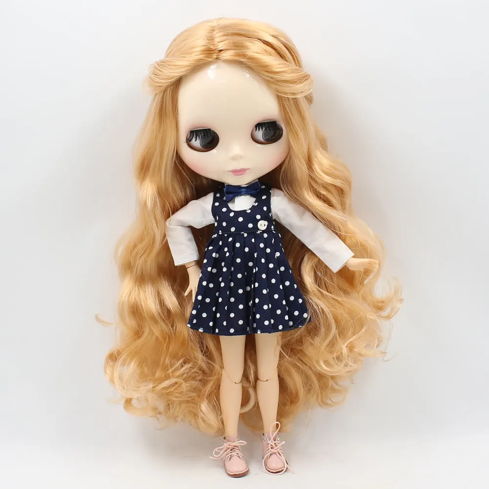 Blyth Joint Body 1/6 кукла Обнаженная светильник Browm волосы без челки BJD подходит для DIY Белая кожа игрушки No.280BL2240
