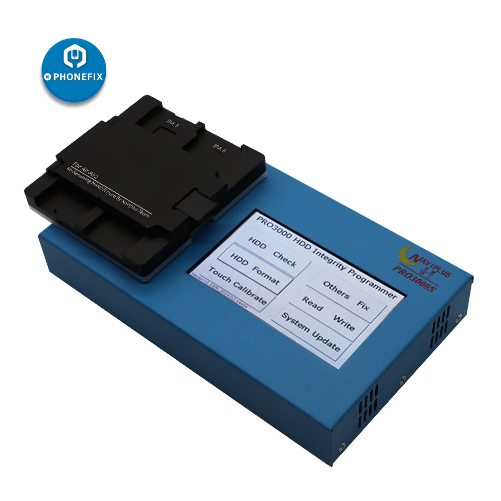 

PHONEFIX Naviplus PRO3000S Unlock Tool Avoid Remove NAND from PCB Repair Activation Error NAND Programmer for iPad 5 6 Air 1 2