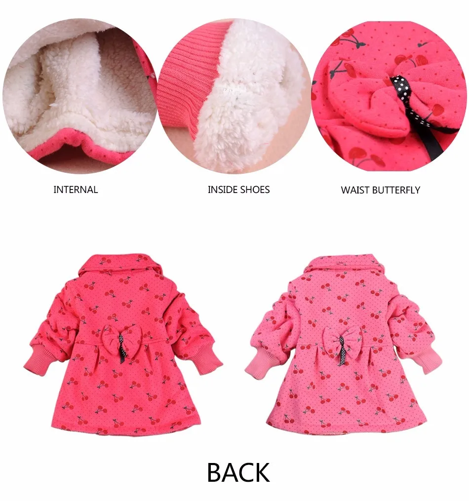 Модные детские пальто, зимнее теплое пальто для девочек, детская хлопковая куртка, Плотная хлопковая стеганая одежда