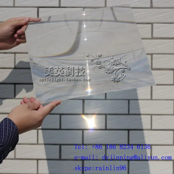 

300*300mmF330mm Solar Concentrator Fresnel Lens
