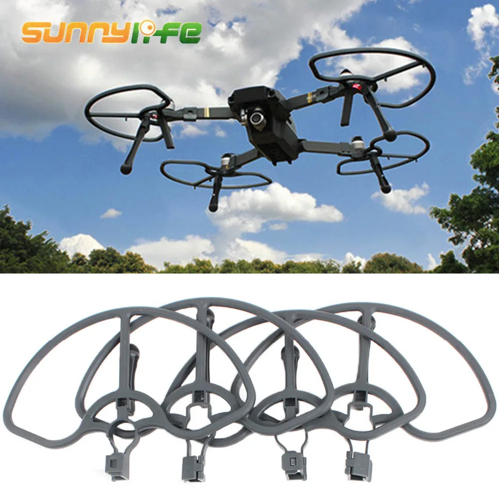 SUNNYLIFE 4 шт. пропеллер Щит гвардии Защитные кольца с складной посадочный