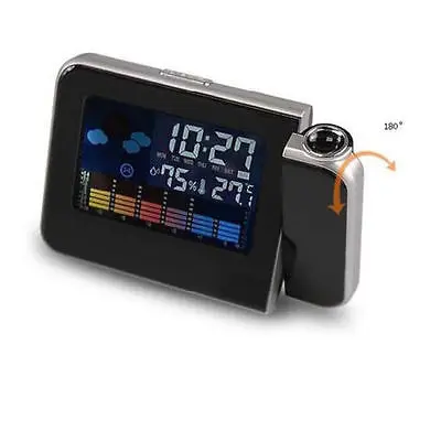 

Digital Weather LCD Projector Projection Snooze Alarm Clock with LED Backlight