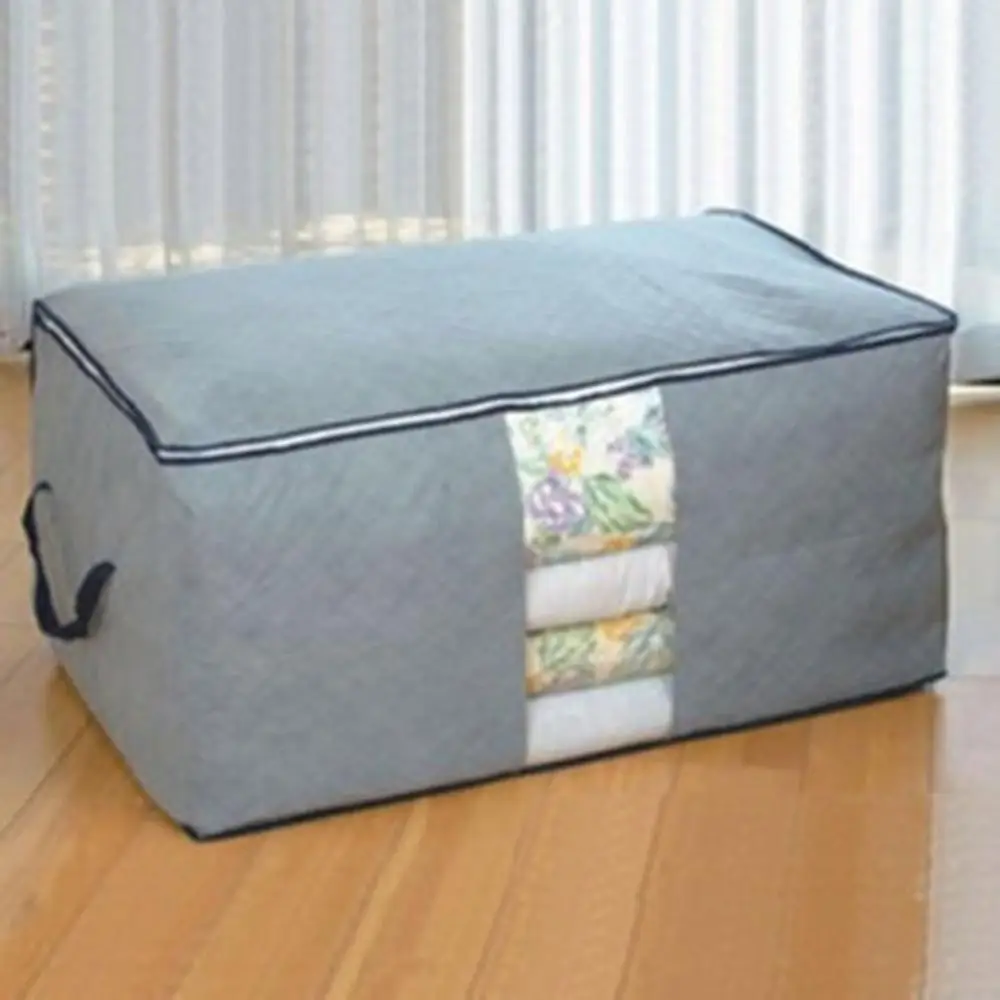 

Bamboo Charcoal Quilt Blanket Organizer Clothes Large Travel Storage Bag