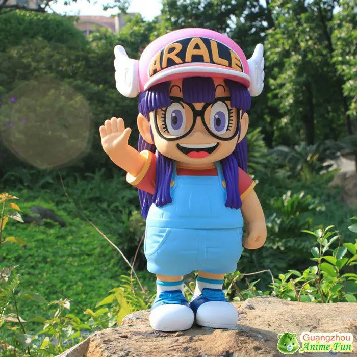 Аниме фигурка игрушка Dr.Slump Arale с крыльями ангела шляпа 2 шт./компл. ПВХ 40 см высота