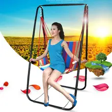 Портативный, для улицы, для взрослых, дышащий, удобный, гамак, качели, для помещений, для детей, гамак, стул с металлической опорой