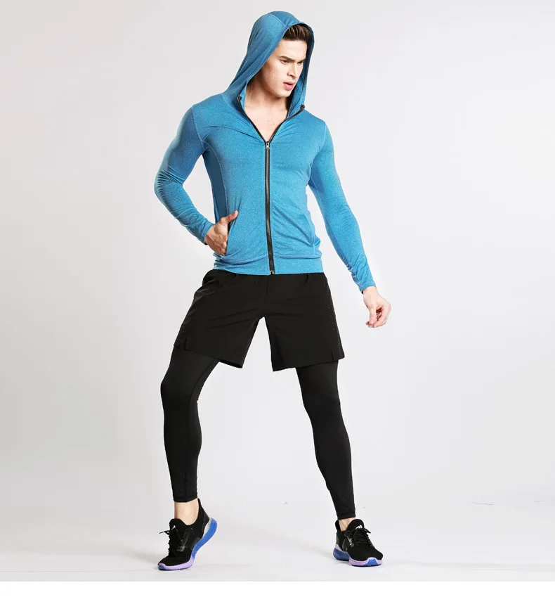 New Winter Warm Tracksuit Men Hooded Hoodie Mens Sports Baseball Jerseys Zipper Sweatshirt Long Sleeve Jacket Fitness Hoodies  3