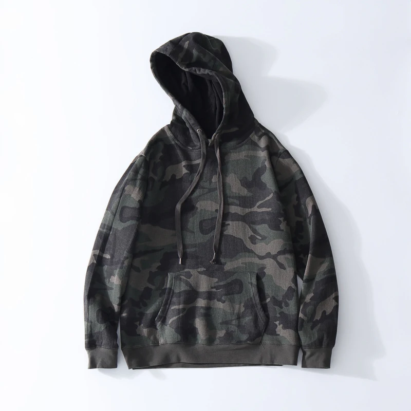 

Spring women's sweatshirt casual camouflage loose hooded sweatshirt