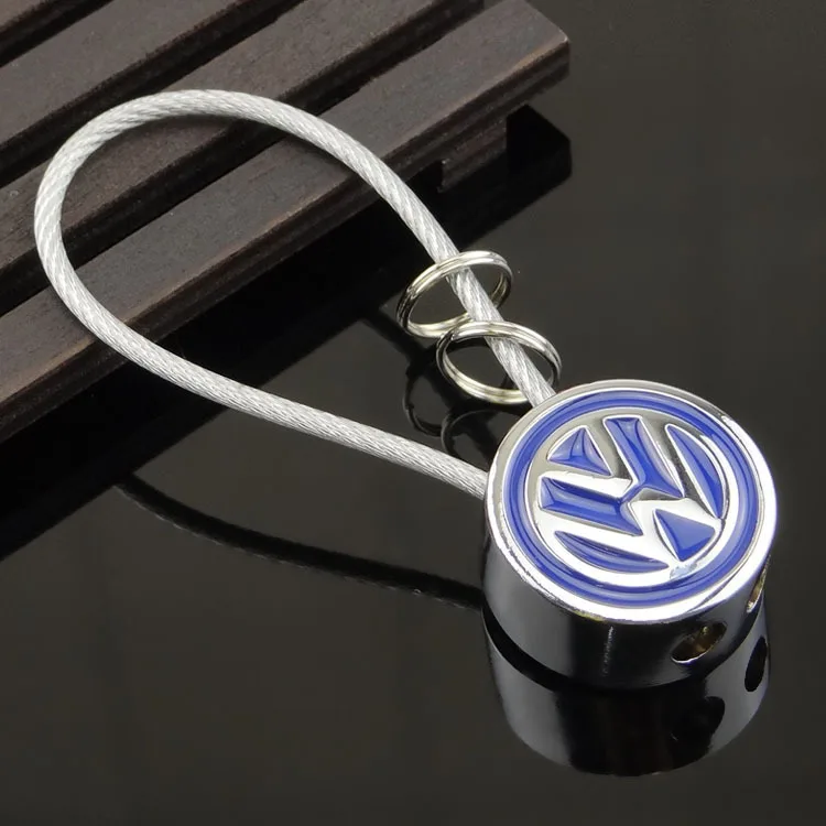

Creative metal Volkswagen Mercedes-Benz Buick Porsche Toyota and other car logo keychain key pendant Y-300