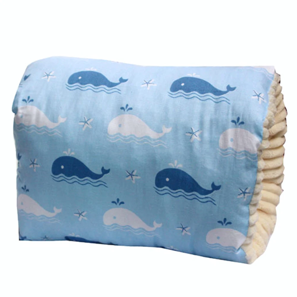 Многофункциональные детские подушки, моющиеся Детские подушки для кормления грудью или бутылочки, модель для кормления ребенка, Подушка для кормления - Цвет: Blue whale