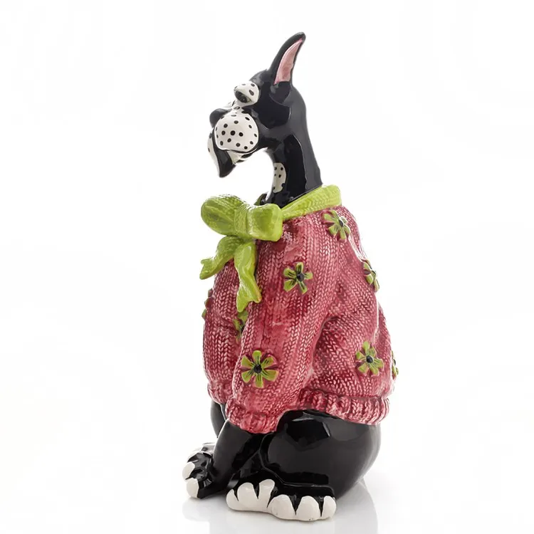 Керамическая далматинская Собака Декор для дома ремесла комнаты декоративная керамика ремесленного орнамента фарфоровая статуэтка животного