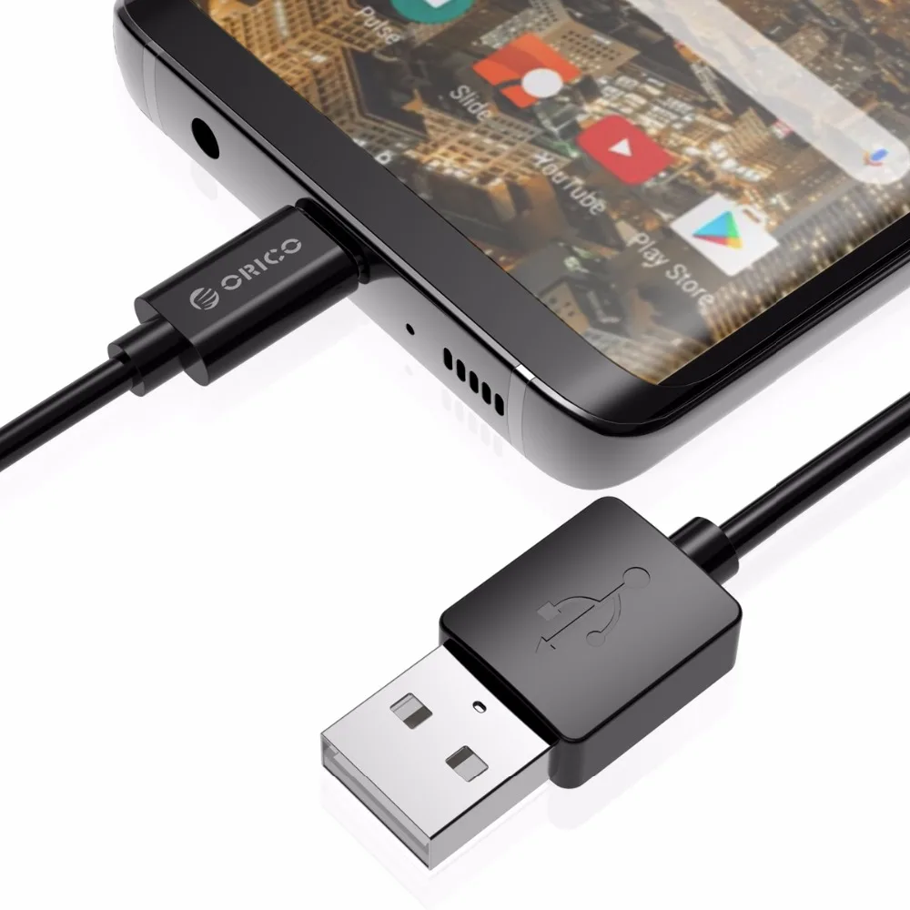 ORICO BTC Тип usb C кабель для samsung Galaxy S9 плюс Быстрая зарядка и кабель для передачи данных для Xiaomi huawei P10 Коврики 10