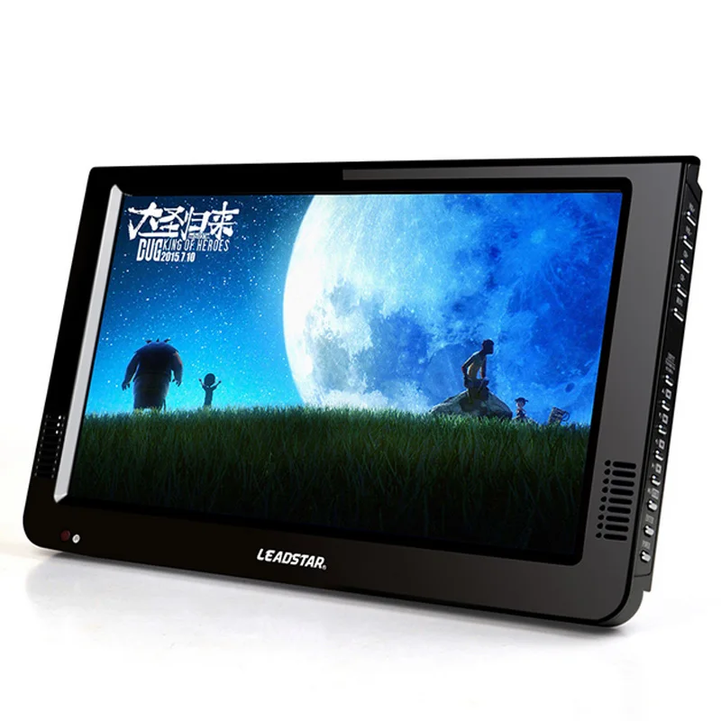 LEADSTAR HD Portatile TV 10 pollici Digitale E Analogico LED USB Car Audio carta di Tf di Sostegno