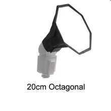 Kaliou 20cm Octagon Universal Mini Softbox Flash Diffuser Portable Camera On-top Soft Box for Camera