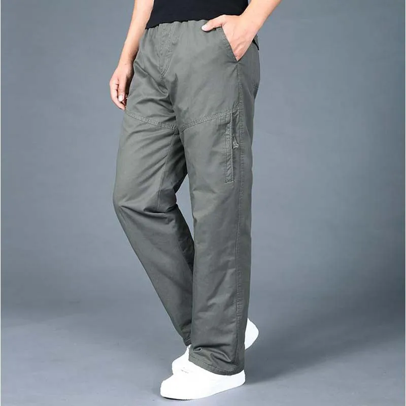 Aliexpress.com : Buy Big Size Casual Cargo Pants Loose Mens Thicken ...