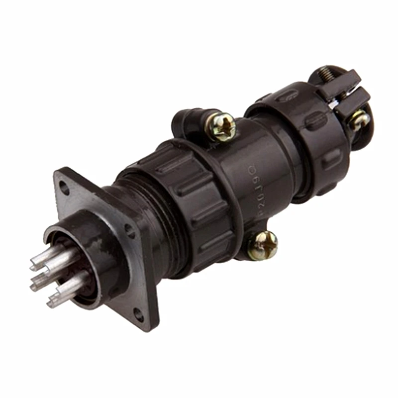 

P20 5-core 25A aviation plug connector P20J9Q P20K9A P20K9Q P20J9A positive-inverse straight head circular connector