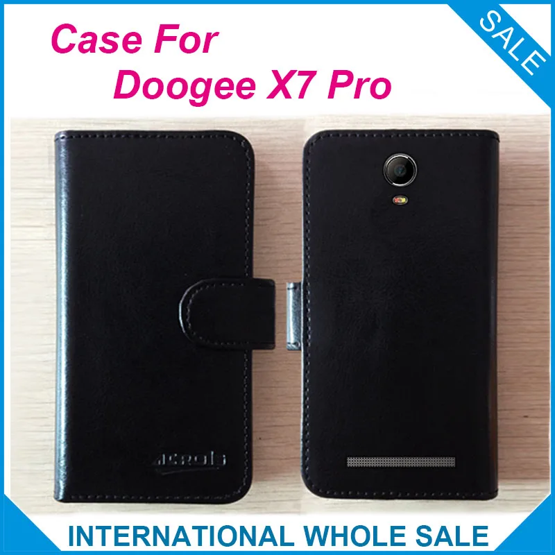 

Hot! 2017 Doogee X7 Pro Case,6 Colors High Quality Leather Exclusive Case For Doogee X7 Pro Protective Phone Cover Tracking