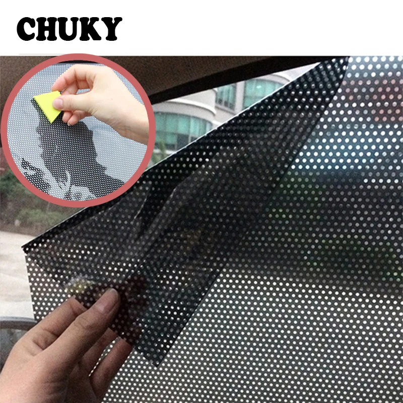 

CHUKY Car Styling Static Electricity Sticker Shade Covers For Hyundai i30 ix35 ix25 Solaris Tucson 2017 Mazda 3 6 cx-5 Subaru