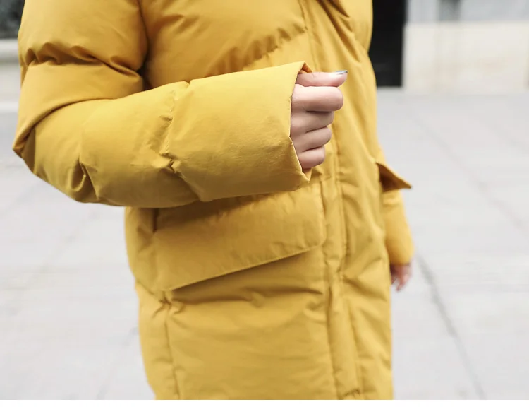 AYUNSUE зимняя куртка женская пуховая хлопчатобумажная с мягкой набивкой парка длинное пальто женские корейские куртки-пуховики для женщин парки Mujer KJ747