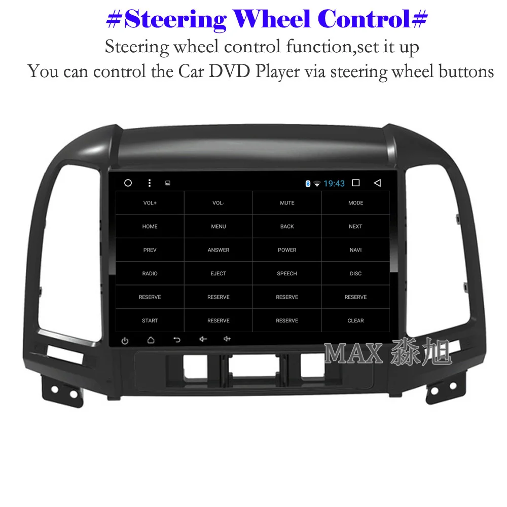 Perfect MAX GPS Navigation System Android 8.1 Car DVD For Hyundai Santa Fe 3/4holes Car Radio RDS 4G WiFi Free Map swc Bluetooth Call 4 Perfect MAX GPS Navigation System Android 8.1 Car DVD For Hyundai Santa Fe 3/4holes Car Radio RDS 4G WiFi Free Map swc Bluetooth Call 4