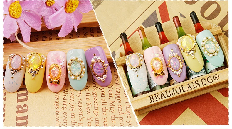 1х цветные ультратонкие чешуйки конфетной раковины, фольги для дизайна ногтей, блестящие листы для украшения красоты, TGZ01-12