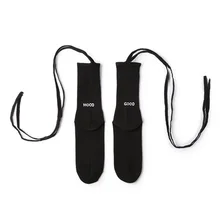 Модные высокие Гольфы с буквами Женская лента, веревка, крест, счастливые носки, повседневные спортивные носки, носки чулочно-носочные изделия для женщин