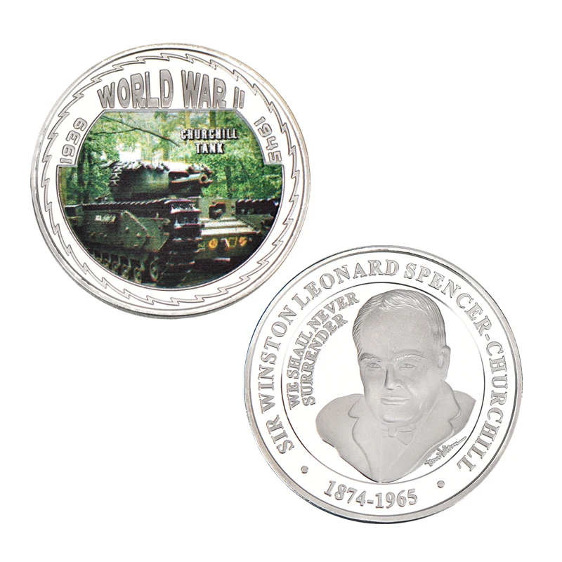 WR Вторая мировая война немецкий Серебряный коллекционный набор монет Танк самолет оригинальная металлическая монета сувенир подарок для мужчин дропшиппинг