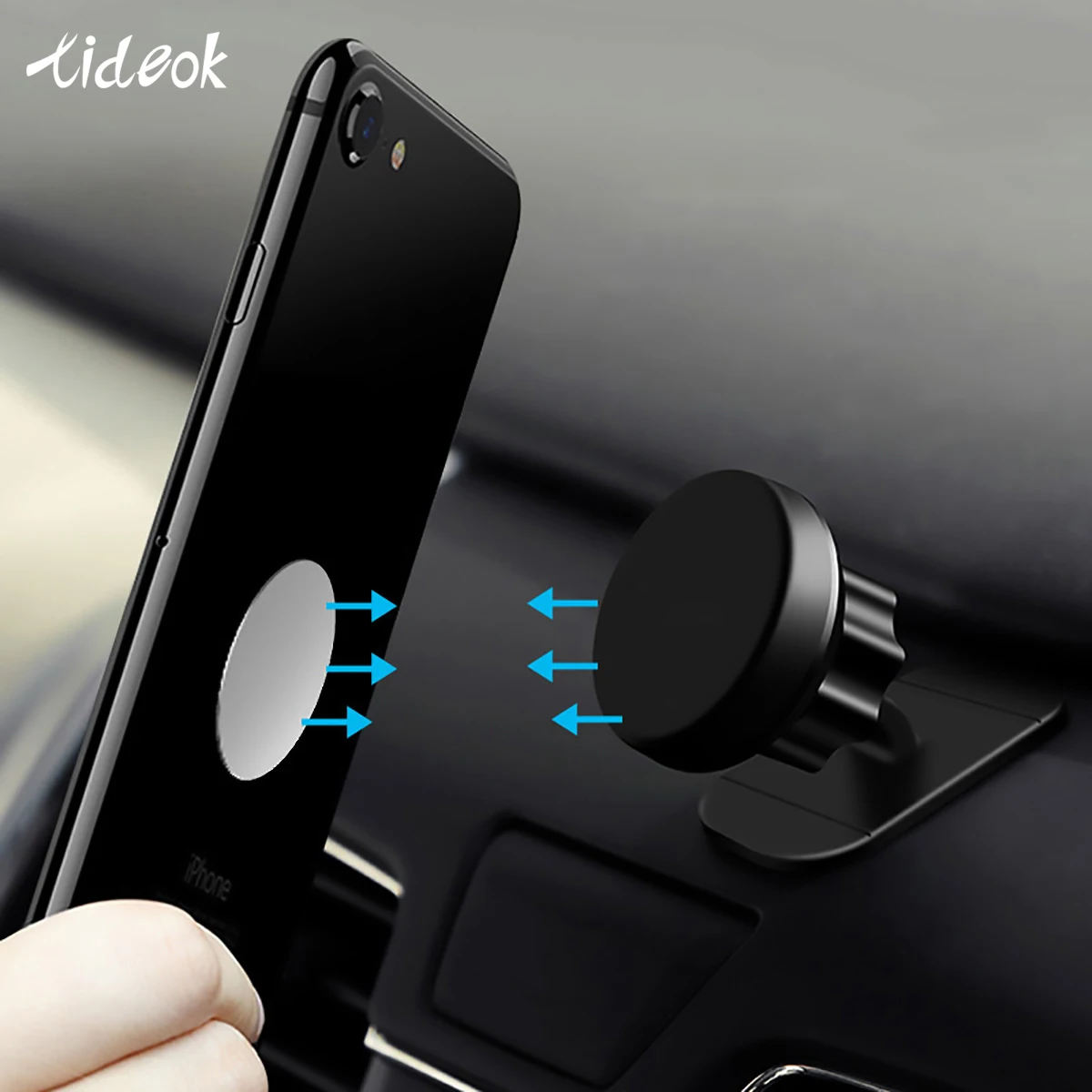 Car Magnetic Bracket Metal Plate Car Disk Magnet Plate Ultra-Thin Sticker Magnetic Phone Bracket GPS Universal Accessories