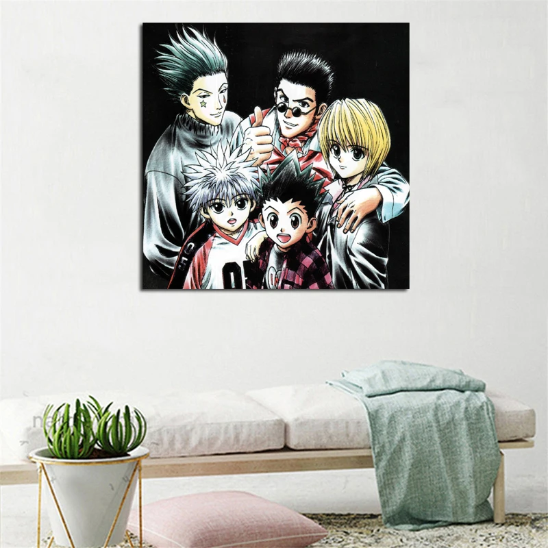 

Hunters Ч Hunters Cover Background HD Canvas Painting Prints Living Room Home Decoration Modern Wall Art Oil Painting Pictures