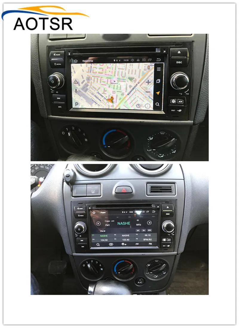 Top Android 8.1 For Ford Mondeo S-max Focus C-MAX Galaxy Fiesta 2 DIN car DVD player Radio GPS stereo navigation touch screen audio 4
