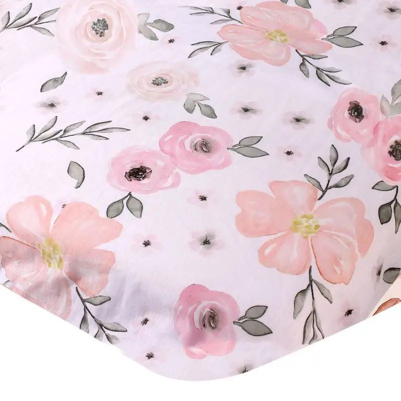 Crib Fitted Sheet Soft Breathable Baby Bed Mattress Cover Printing Newborn Bedding For Cot Size 130×70cm Crib Fitted Sheet Soft Breathable Baby Bed Mattress Cover Printing Newborn Bedding For Cot Size 130×70cm