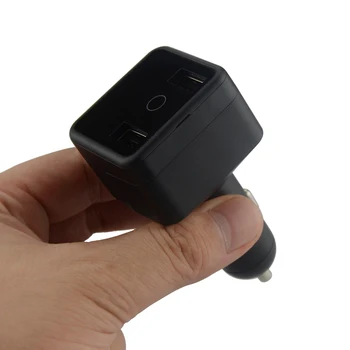 

HVT001 Car GPS Tracker Locator Dual USB Car Charger Real Time Tracking Device SOS Voice Monitoring Mini GPS Mobile App Tracking