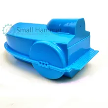 Синяя крышка лодки лягушка, корпус корабля, мелкое дно, может быть использован как неглубокий нижний корпус