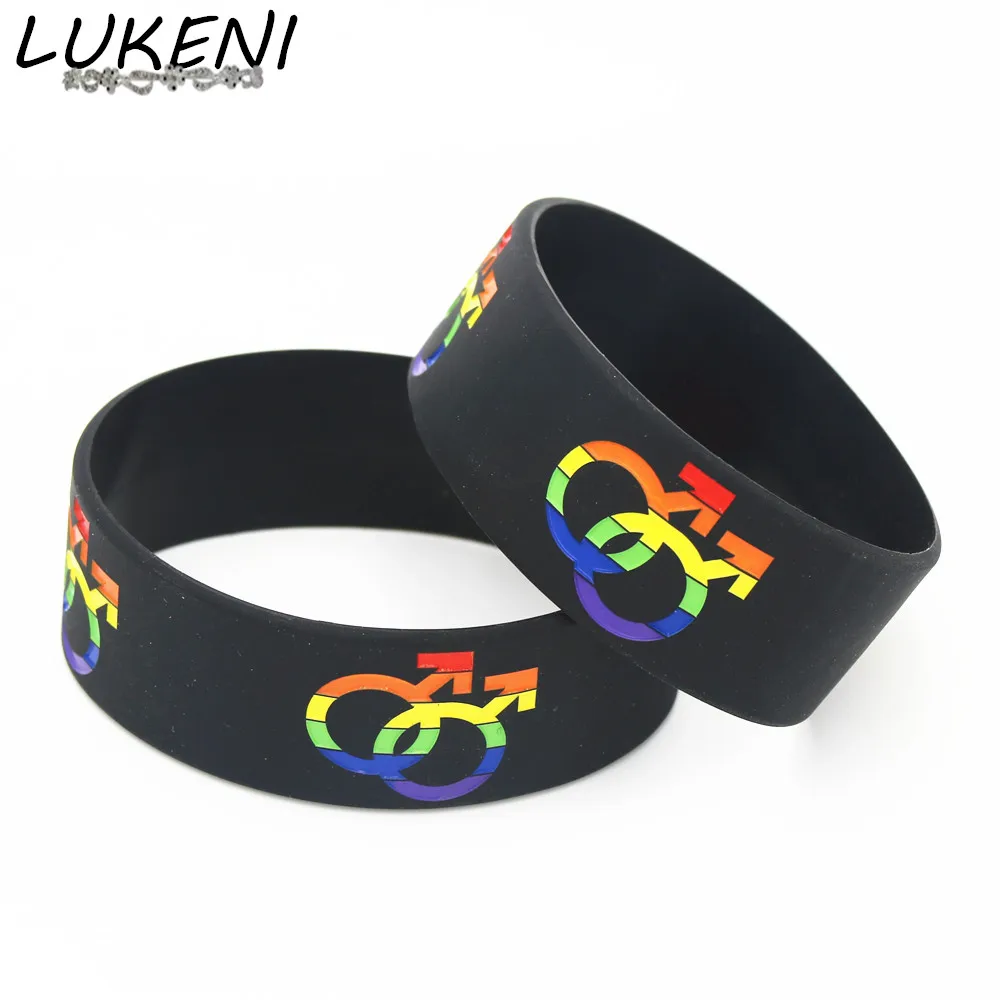 1 шт. силиконовый браслет LUKENI с надписью на тему геев|bracelet with|silicone braceletbracelet fashion |