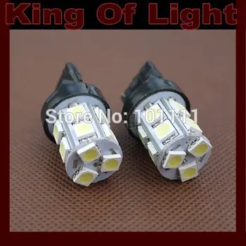 

100x High quality led Car styling light T20 W21W 13smd 7440 13 LEDS SMD 5050 White blue red yellow Turn lignt Free shipping