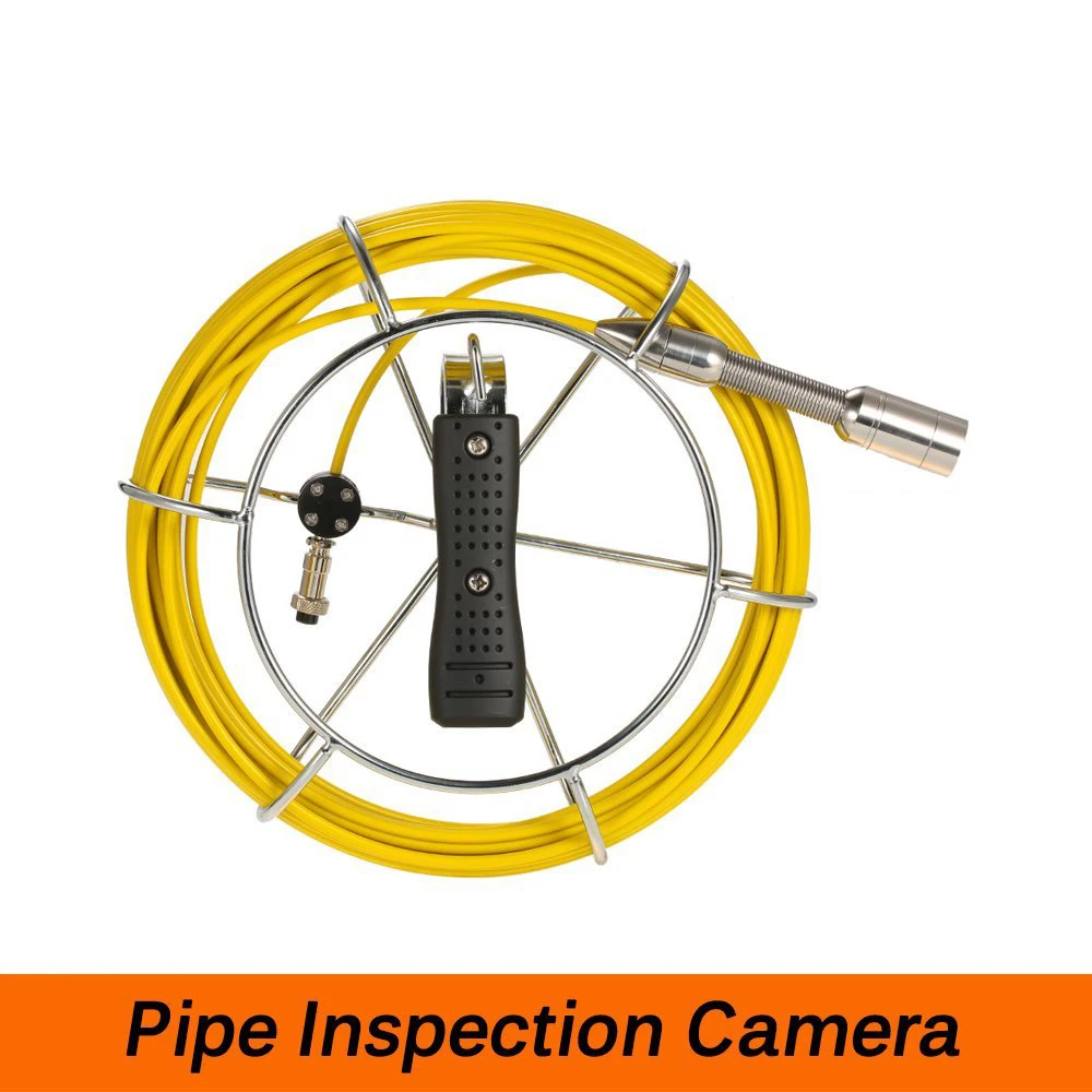 

Hot 20m Fiberglass Cable Pipe Inspection Camera System Tool Wire Cable with camera only fits TP9000 TP9300