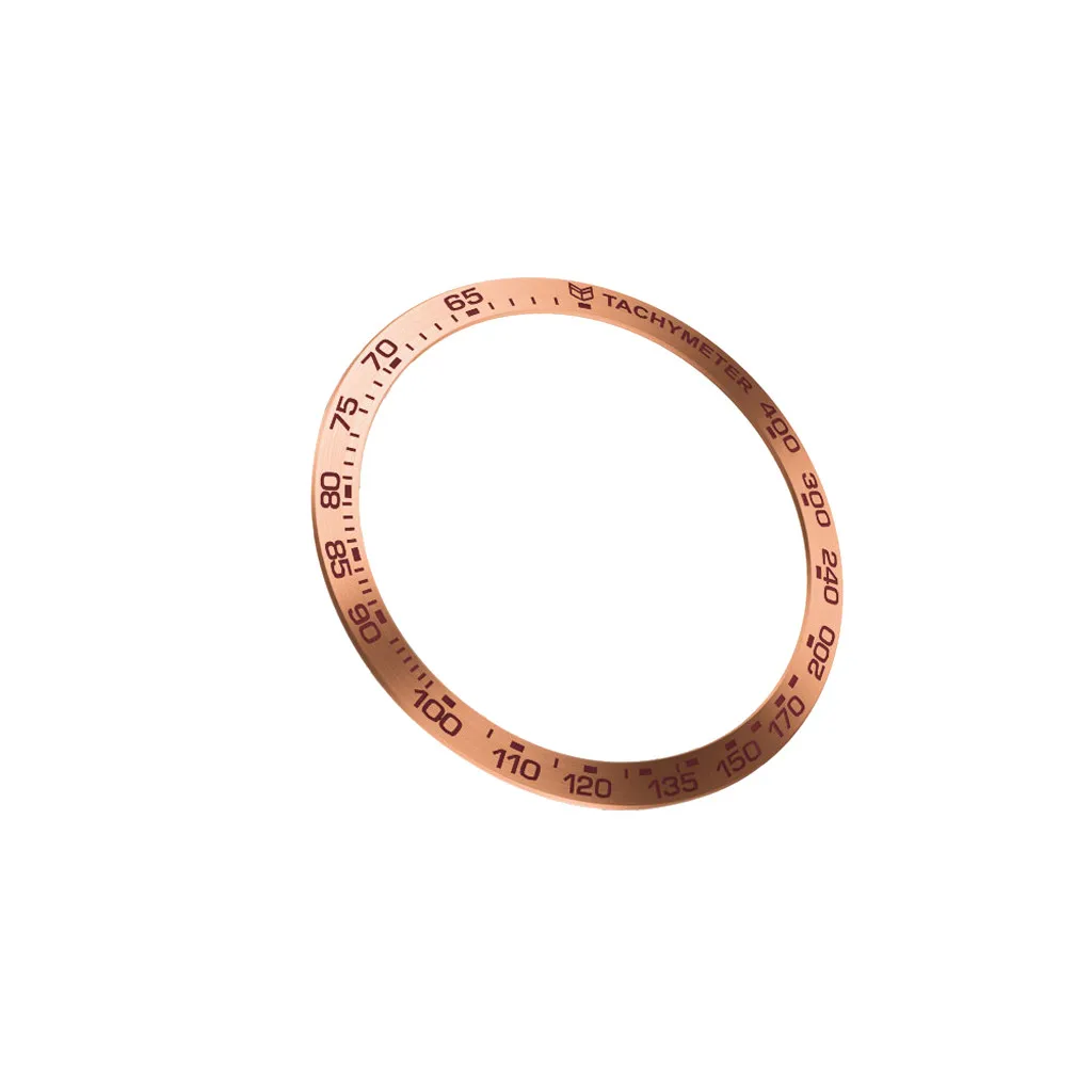 Rose Gold Чехол для смарт часов крышка для samsung Galaxy Watch 42 мм шкала часы кольцо клеющаяся крышка против царапин умные часы с металлическим браслетом чехлы - Цвет: Rose Gold
