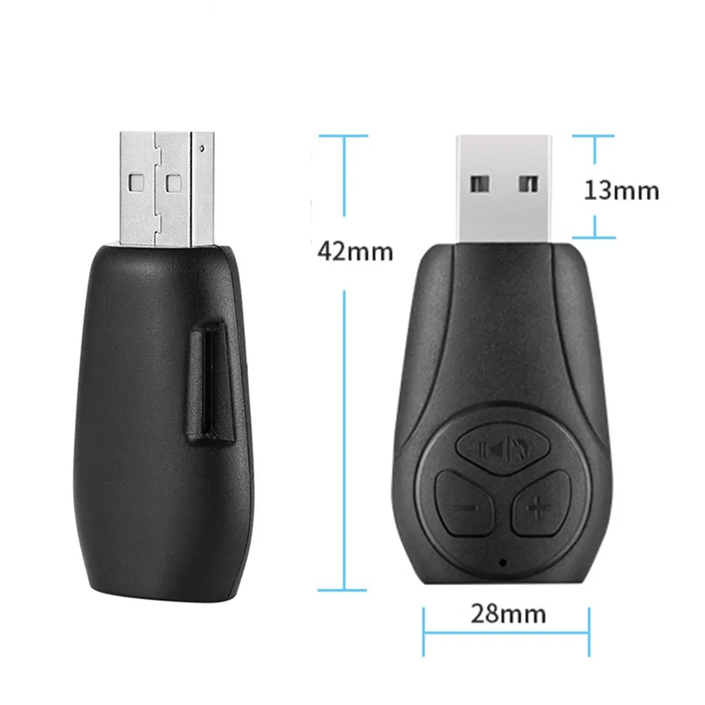 Беспроводной USB Bluetooth ресивер 3 5 мм AUX аудио разъем TF кардридер микрофон bluetooth
