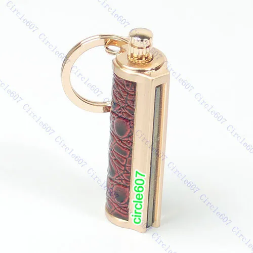 

Golden Keyring KeyChain Permanent Match Striker Lighter Z07 Drop Shipping