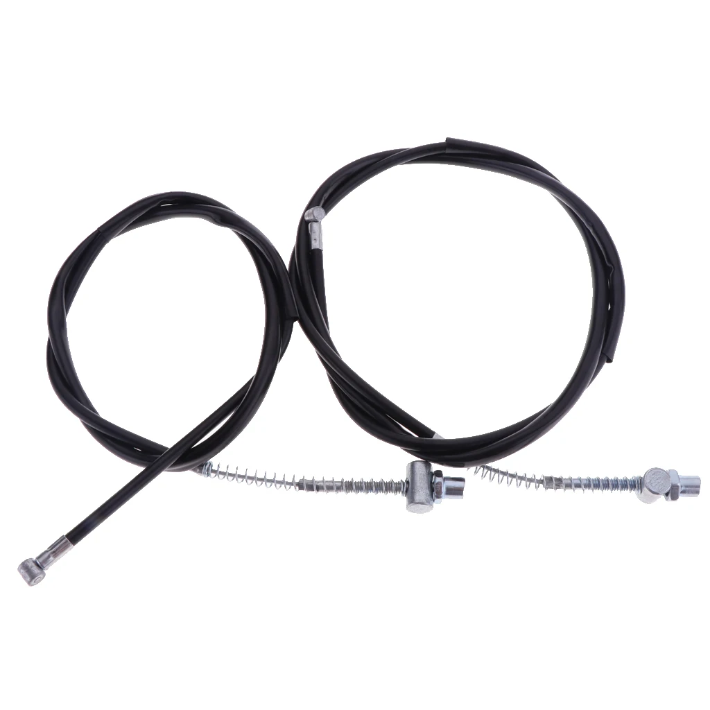 1 Set Front Rear Brake Clutch Steel Cable Rope Wire 47.2 Inch/35.4 Inch For Yamaha PW50 Motorcycle Motobike Accessories 