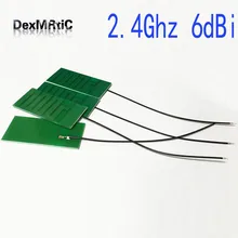 2 шт 2,4 ГГц 6dbi плоская антенна встроенная печатная плата aeria сварочная 58*26*1,5 мм Wi-Fi антенна