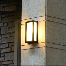 100-240Vac Европейский стиль IP54 светодиодный настенный светильник для fascade, вилла, дом, крыльцо, холл, E27 настенный светильник с 9 Вт светодиодный свет кукурузы