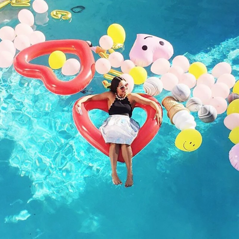 Лидер продаж 120 см Sweet Heart бассейн надувной матрас бассейна воды круг для детей взрослых шкафа Piscina вечерние весело игрушки