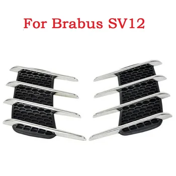 

Good Car Shark Gills Exterior Decor Side Air Intake Flow Grille Vent Outlet Decorative Car Styling Modification For Brabus Sv12