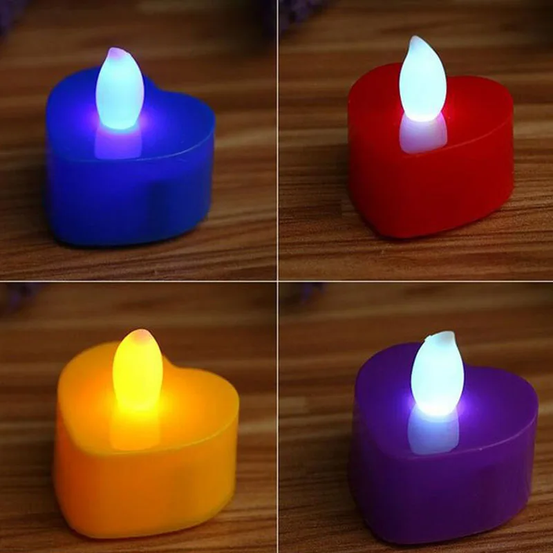 480pcs Luminous Electronic Birthday Candle Flash Colorful Smokeless