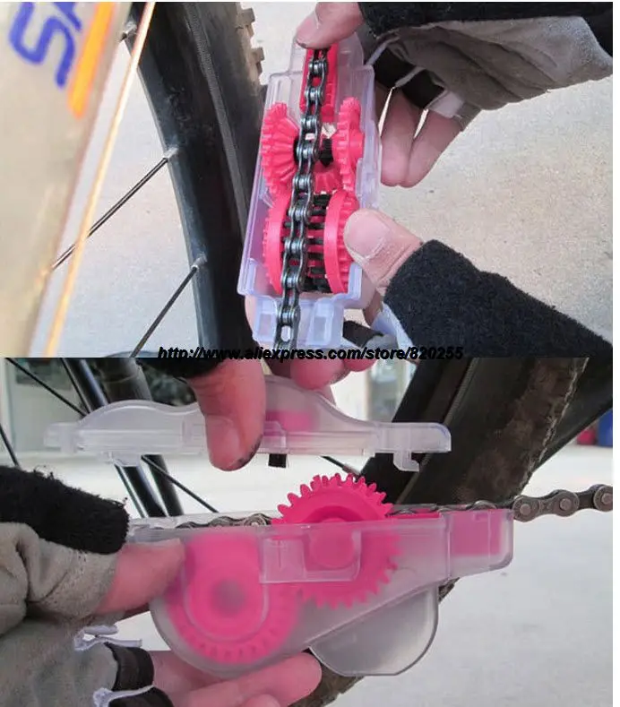 Cycling Chain Cleaner Bicycle Parts clean Wash Tool Kit mountaineer